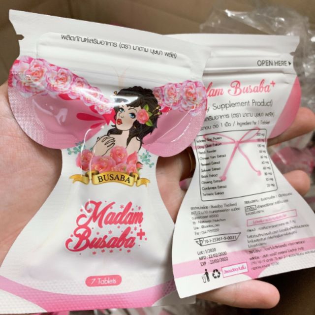 Nở ngực Madam Busaba COMBO 5 Gói nở ngực Madam Busabanở ngực