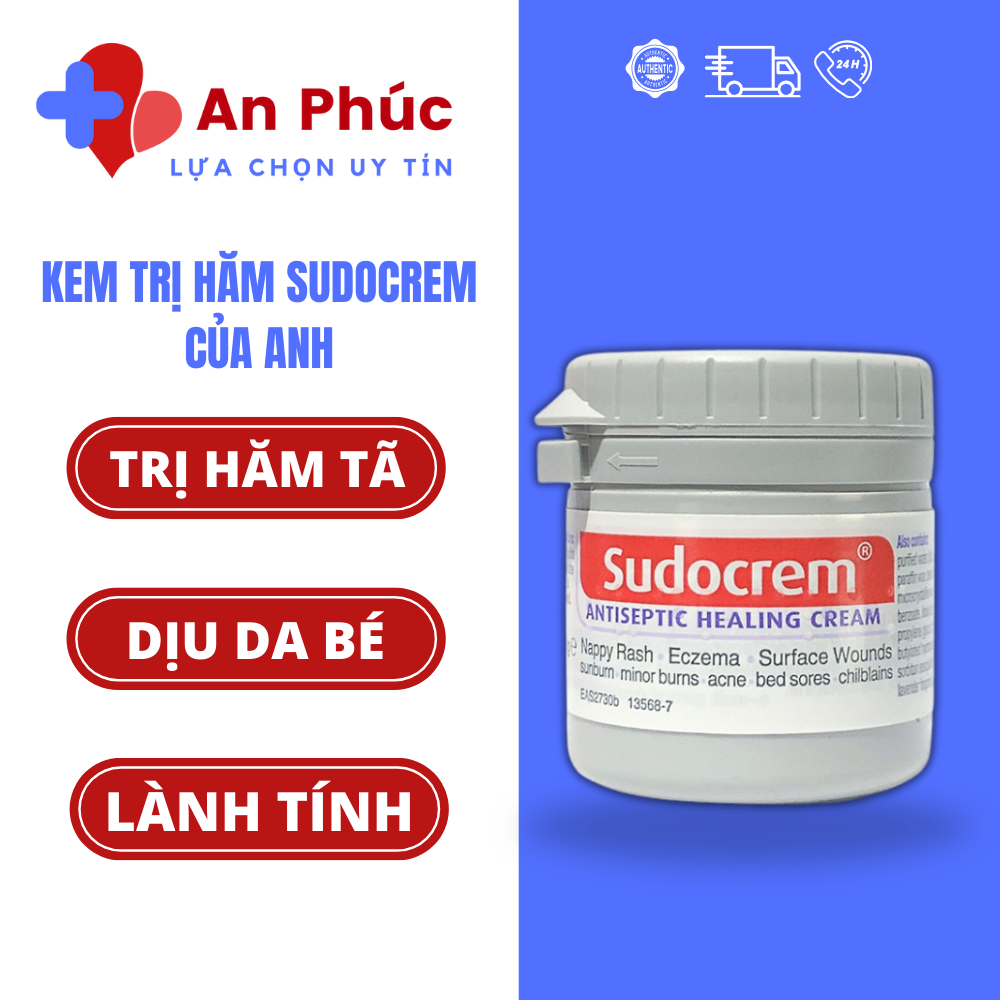 Kem hăm Sudocrem 60g của Anh, Kem hăm Sudocrem của Anh - Chống và giảm hăm cho bé