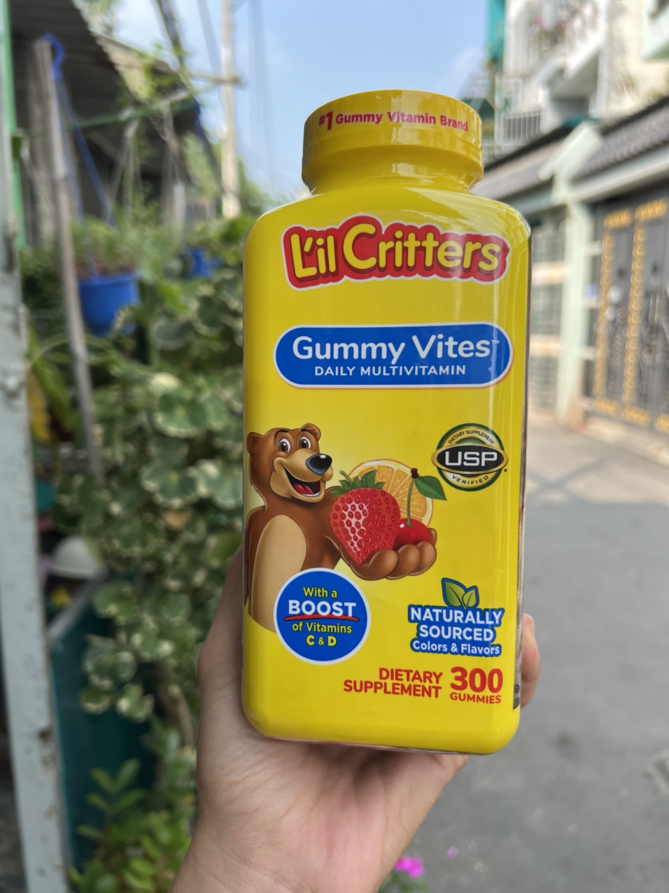 Kẹo gấu bổ sung vitamin l’il critters gummy vites mỹ 300 viên date t6/2024