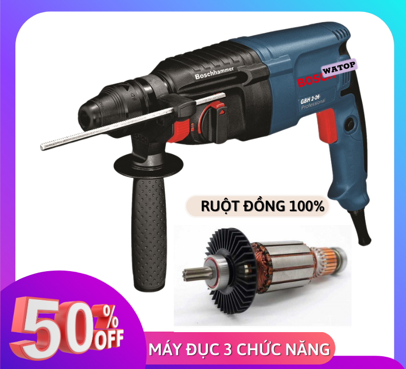 Máy khoan đục 3 chức năng bê tông 2-26 malaysia - máy khoan tường công suất lớn đục phá bê tông