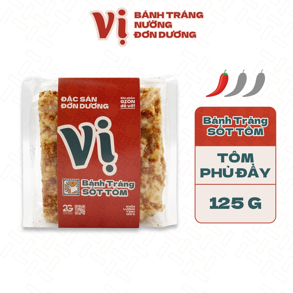 Bánh Tráng Sốt Tôm Vị - Đặc Sản Đơn Dương