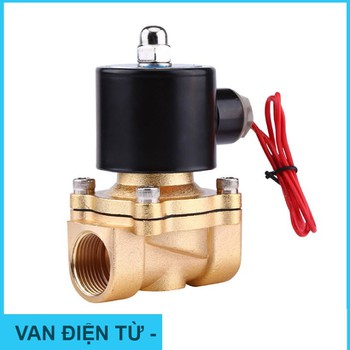 Van điện từ 27mm 220V UW-20 thường đóng, dùng trong hệ thống tưới cấp nước tự động