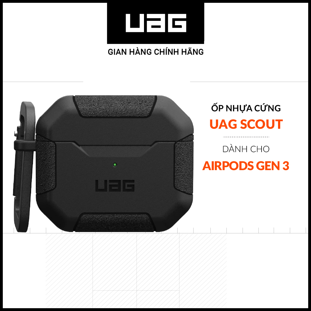 Ốp nhựa cứng uag scout cho airpods 3 - gen 3