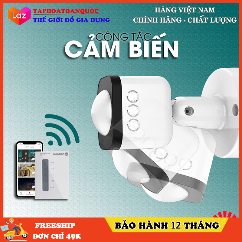 Công tắc thông minh- Công tắc điều khiển từ xa Rạng Đông CT01.PIR 300W - cảm biến ánh sáng, cảm biến chuyển động - góc xoay 360 độ, công tắc đèn- thiết bị điện gia dụng, Taphoatoanquoc
