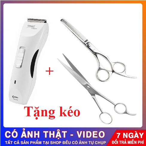 Tông đơ cắt tóc Codos CHC 536 Tặng kéo cắt và tỉa tóc-Tăng đơ hớt tóc cho bé