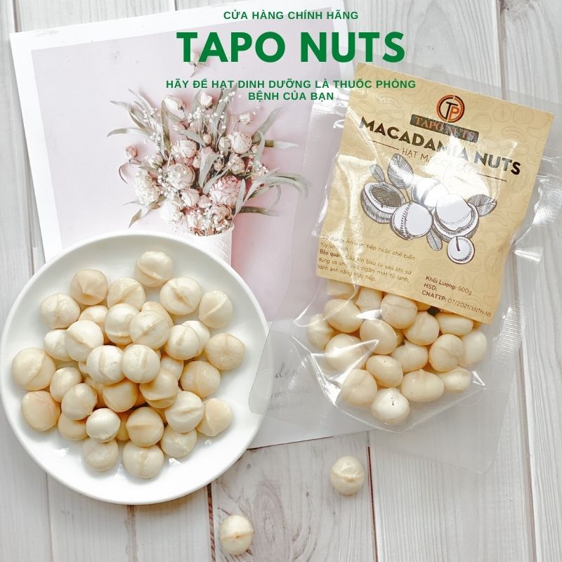 Nhân Hạt Macca 100g nhân loại 1 nguyên hạt - Làm sữa hạt, an toàn cho mẹ bầu, giá tại xưởng