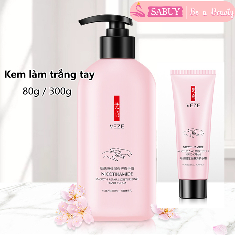 Kem làm trắng tay 80g 300g dưỡng ẩm làm mờ nếp nhăn Sảng khoái và hấp thụ tốt