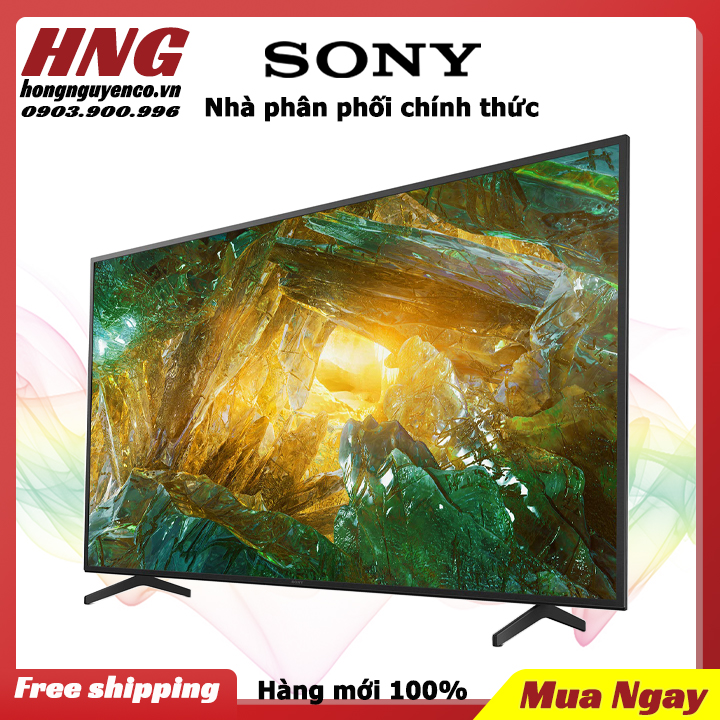 Android tivi sony bravia 4k 55 inch kd-55x8050h - hàng phân phối trực tiếp chính hãng - bảo hành 2 năm toàn quốc