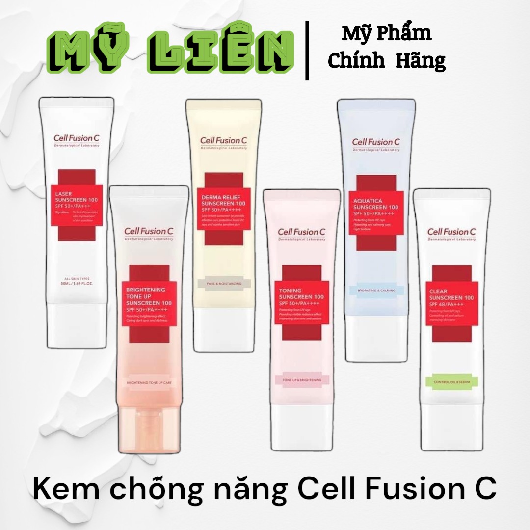 CHUẨN AUTH - Kem chống nắng Cell Fusion C 50ml Hàn quốc