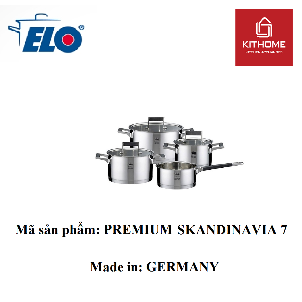 Bộ nồi cao cấp 4 chiếc elo premium skandinavia 7 món