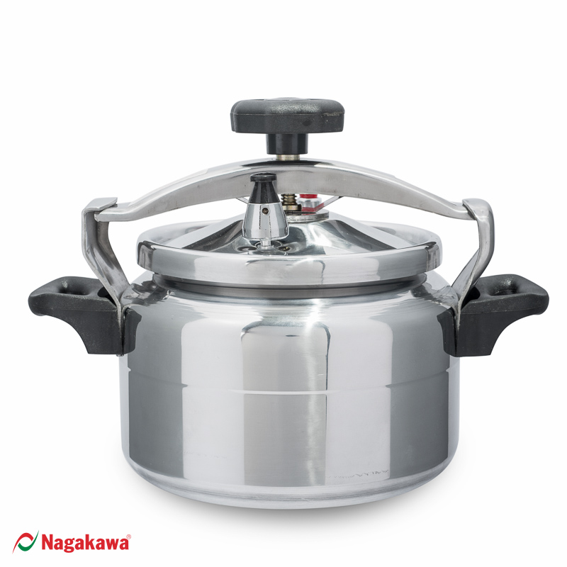 Nồi áp suất cơ Nagakawa NAG1441 - Dung tích 4 lít - Dùng cho bếp gas và bếp hồng ngoại - Hàng chính hãng