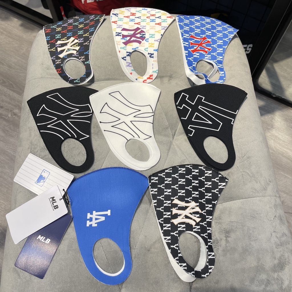Khẩu trang ny m.l.b monogram mask - full tem tag code | ảnh thật | hàng có sẵn | đủ màu