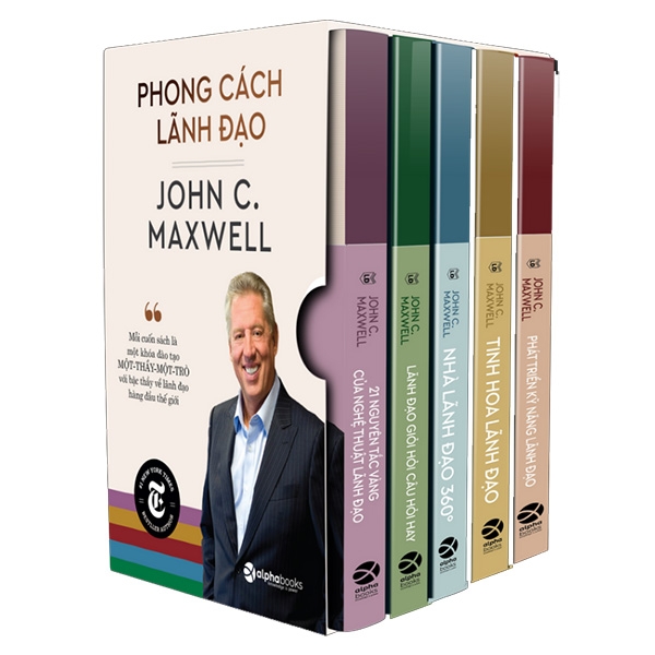 Fahasa - Bộ Sách Lãnh Đạo Phong Cách John C. Maxwell (Bộ 5 Cuốn)