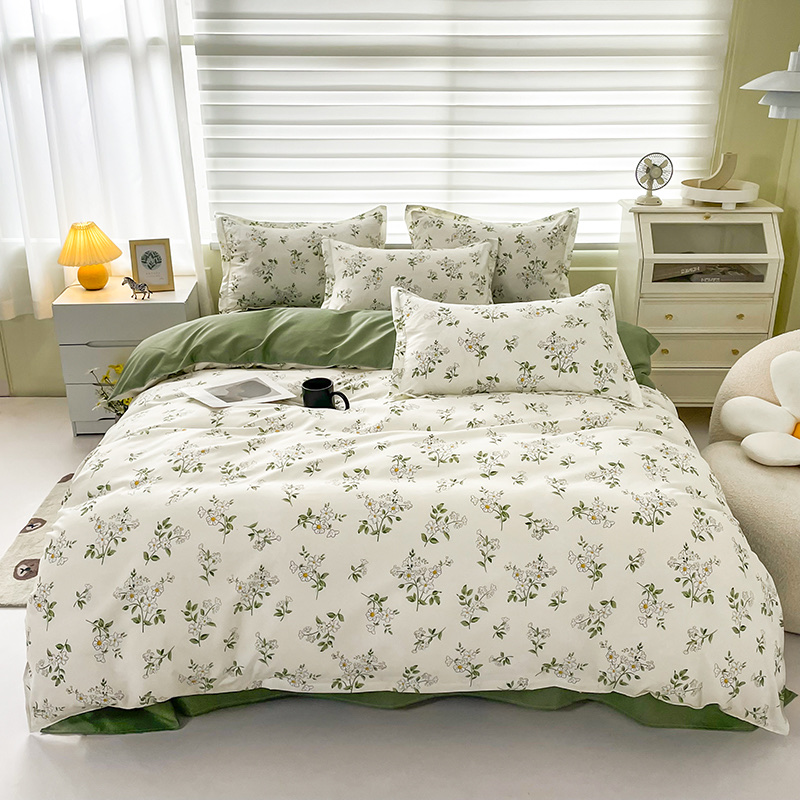 SET 4 món Cotton Poly nhập khẩu --- miễn phí bo chun drap ga giường