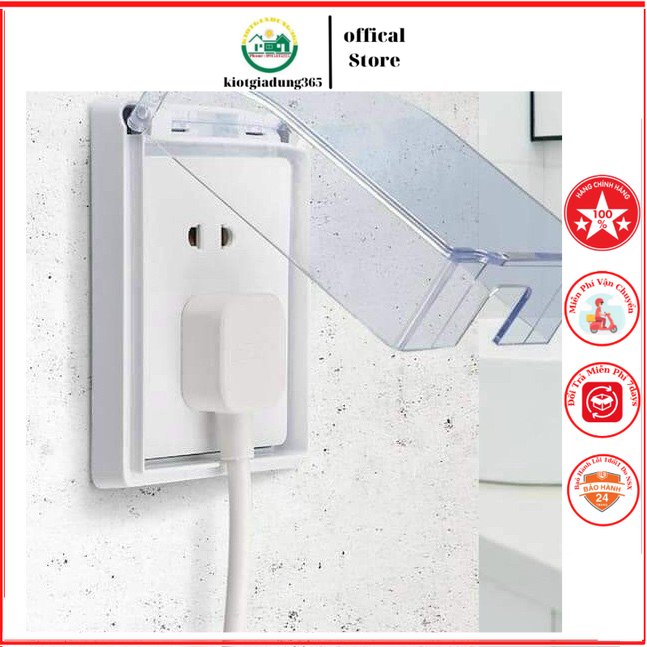 Hộp chụp ổ điện an toàn chống thấm nước bảo vệ an toàn khi đang sử dụng điện