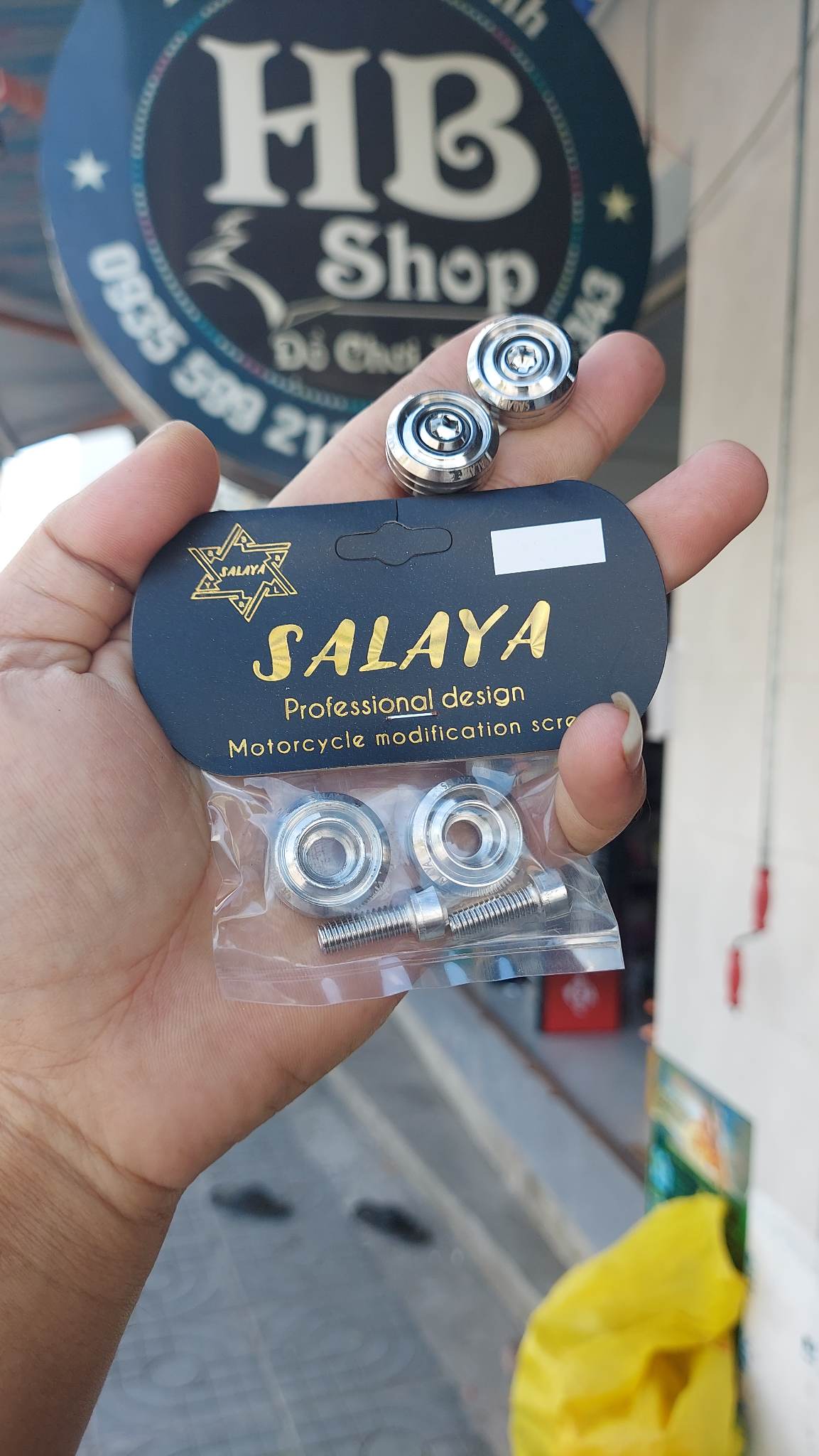 Khâu salaya inox 304 ốp vĩ pô xe ga salaya chính hãng
