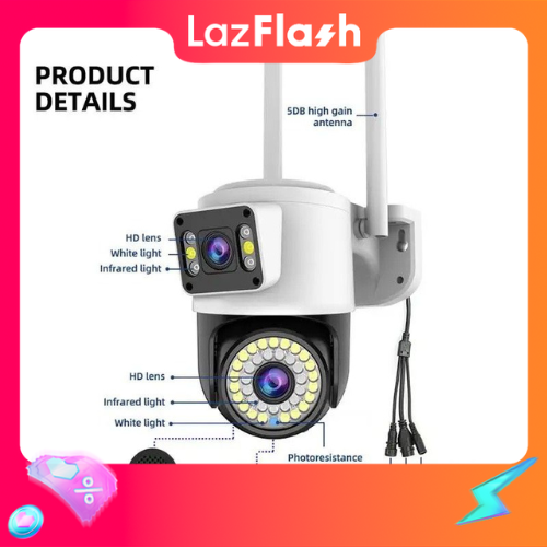 HÀNG CHÍNH HÃNG Yoosee - Camera Quan Sát, Mini, Wifi, 4K - Giá Rẻ - Camera Yoosee 4.0Mpx 2 Mắt Mode Q42D - Góc Rộng Siêu Nét, Camera 1 Góc Cố Định Camera 2 Quay Quét 360 Độ, Giám Sát Nhà Cửa, Con Cái, Cửa Hàng.. Từ Xa Qua Điện Thoại 2 Chiều