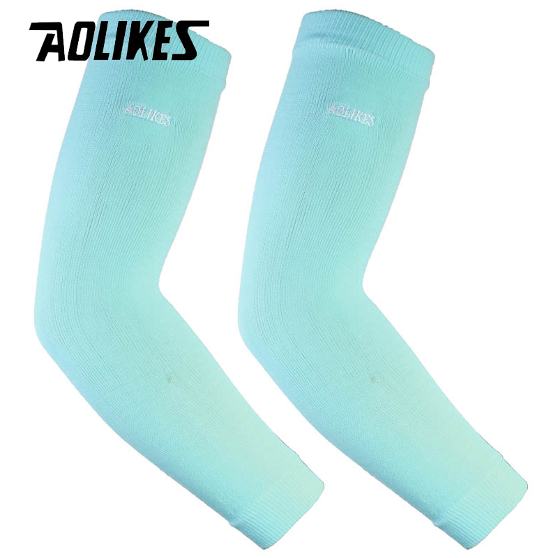 Bộ 2 băng bảo vệ khuỷu tay cánh tay  AOLIKES A-7146 chống nắng, tia UV khi chơi thể thao Sport Arm Sleeve