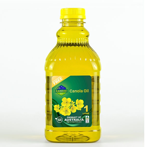 Dầu ăn hạt cải nguyên chất kankoo canola oil 1 lít - 100% hạt cải ngọt hữu cơ úc
