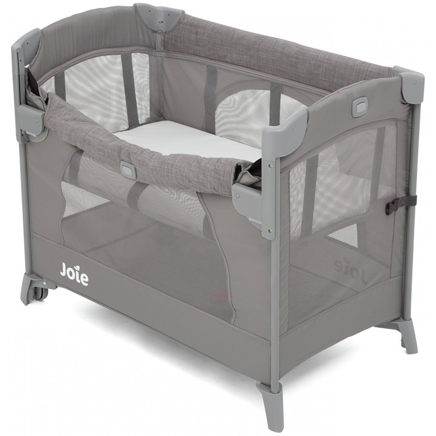 Giường Cũi Trẻ Em Joie Kubbie Sleep Foggy Gray Có Thể Tháo Lắp Dễ Dàng