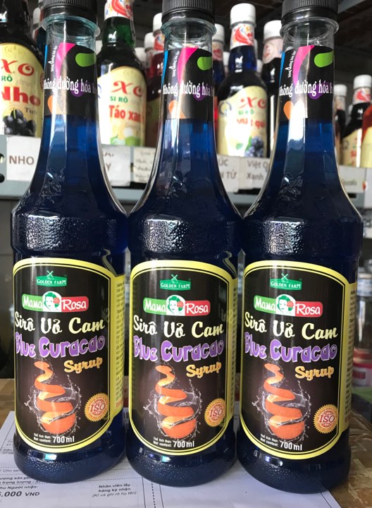 Siro Blue Curacao Golden Farm -700ml