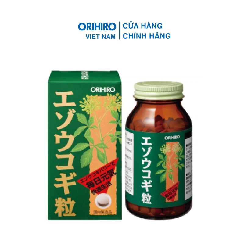 Viên Uống Eleuthero Orihiro 400 Viên Giúp Cải Thiện Hiệu Quả Hoạt Động Của Hệ Thần Kinh