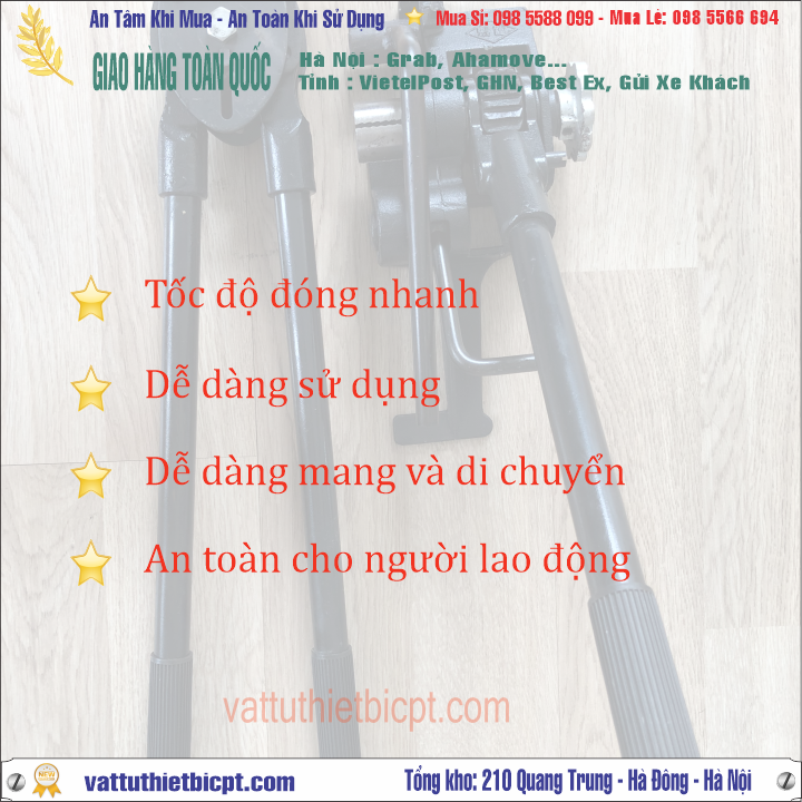 Bộ dụng cụ siết đai thép D20 HM93