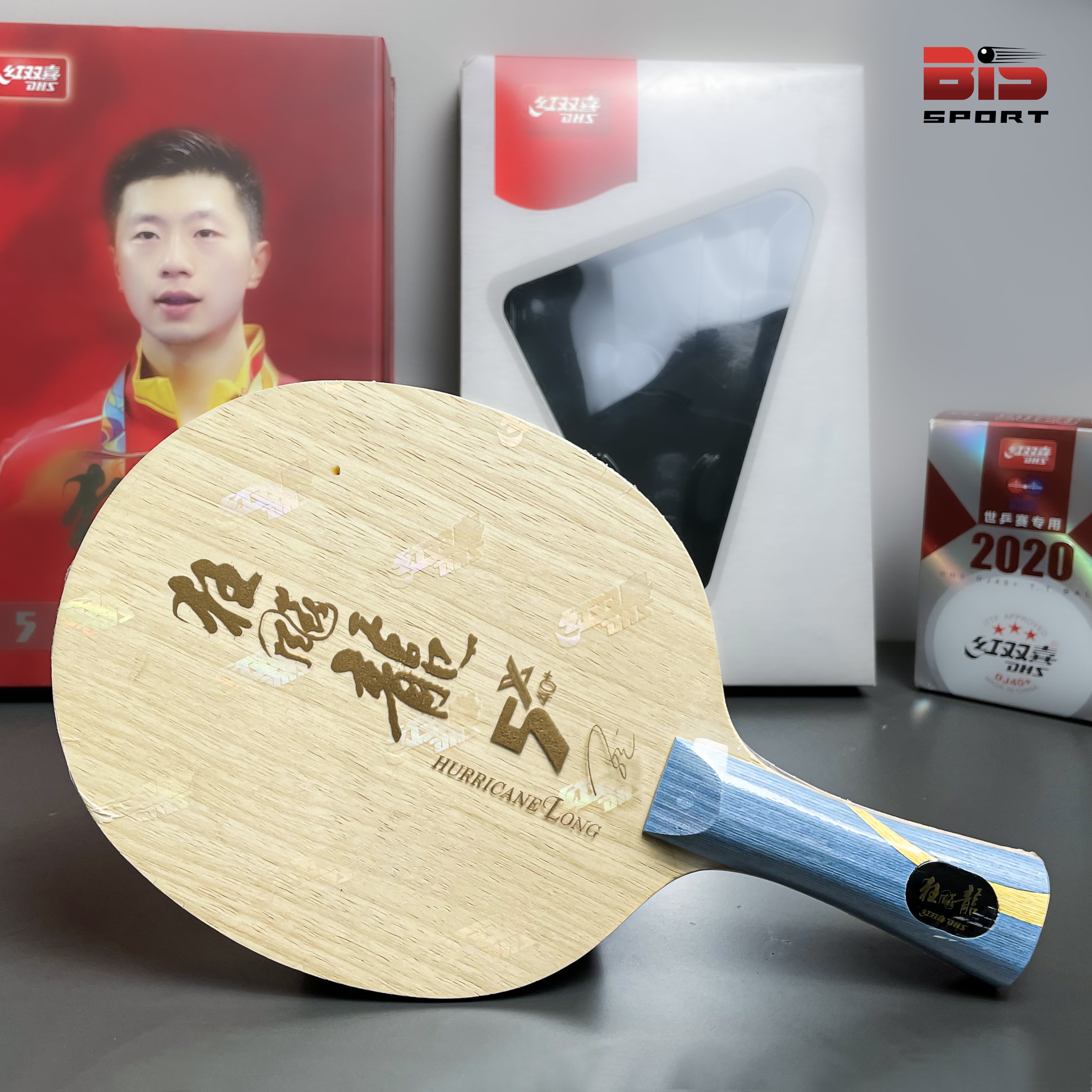 Vợt bóng bàn dhs long 5x - chính hãng dhs - chuyên chơi mặt tàu