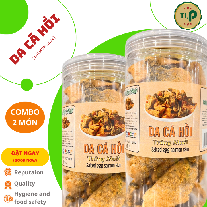 Da cá hồi trứng muối tân lộc phát 400g - combo 2 hũ 200g