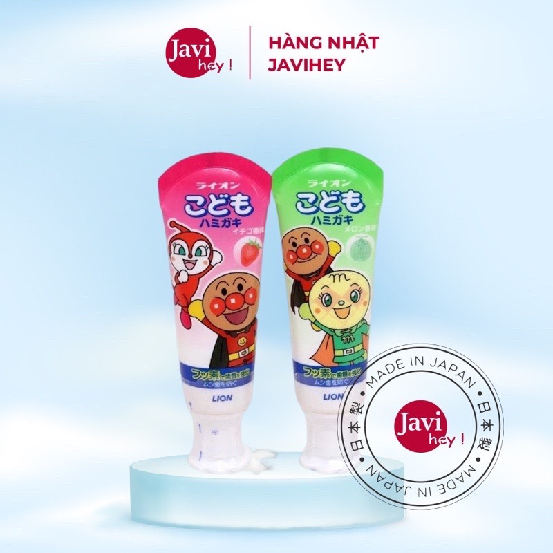 Kem Đánh Răng Trẻ Em Lion 40G Nhật Bản