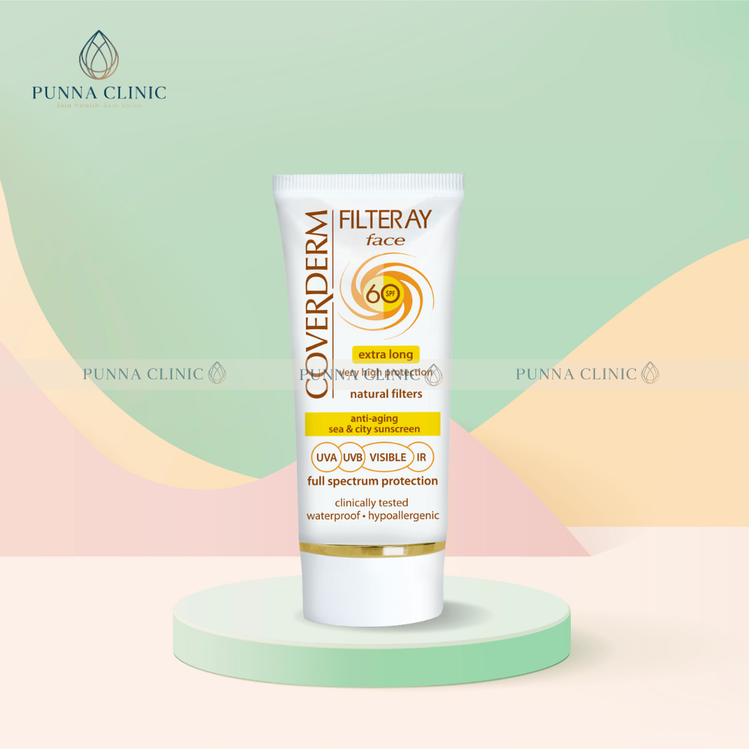 Kem chống nắng coverderm filteray face tinted spf 60 30ml