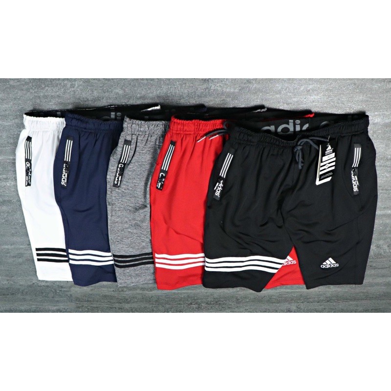 Quần đùi thể thao nam ,Quần short tập gym nam 3 sọc ngang co dãn dày dặn