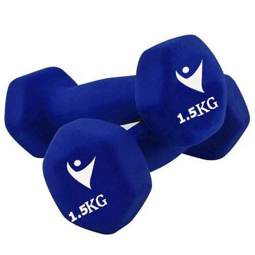 Bộ Cặp Tạ Tay 1.5kg Bọc Cao Su Nhập Khẩu Đại Nam Sport (Tổng 3kg)