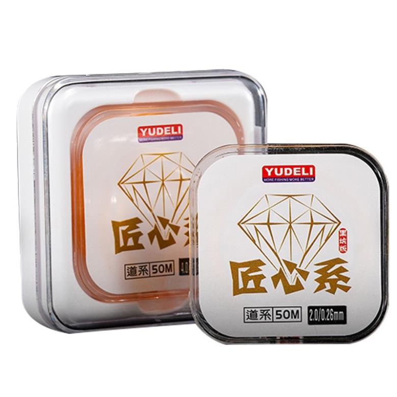 Cước câu cá Yudeli 50m siêu bền mềm mượt chuyên làm trục, thẻo