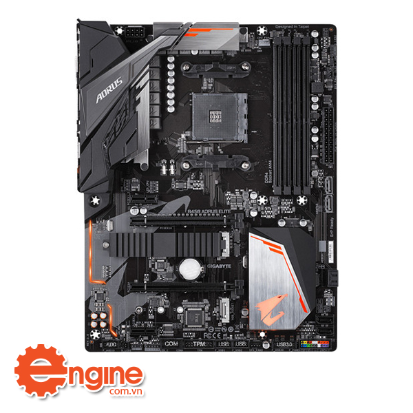 Bo mạch chính vi tính gigabyte ga-b450 aorus elite