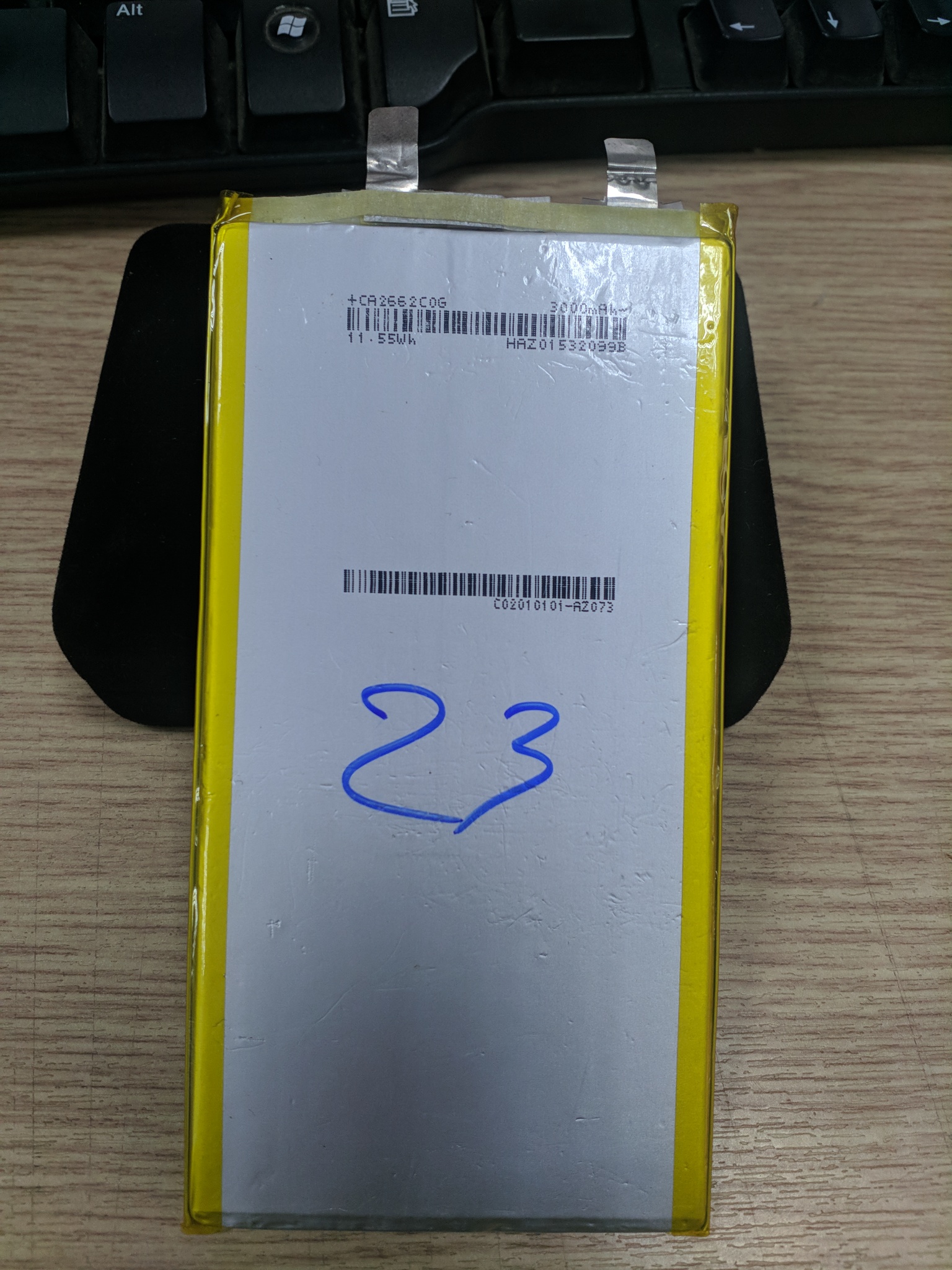 Pin sạc Lipo - Pin Lithium Polymer 3000-3850mAh có mạch bảo vệ chuẩn dung lượng kích cỡ 2662116; 3850126