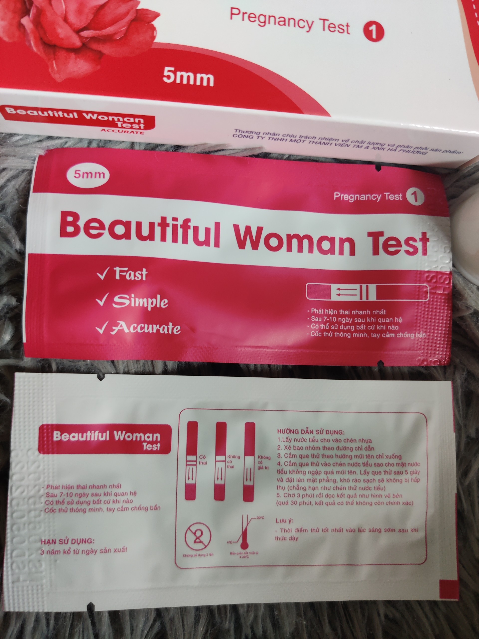 Beautyful women high efficiency Big detailed pregnancy diagnostic test