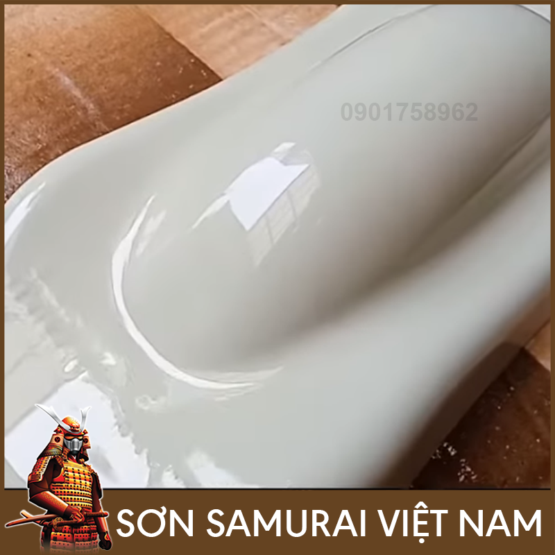 Sơn samurai xám sáng - Chai sơn màu xám 106 sơn xịt samurai
