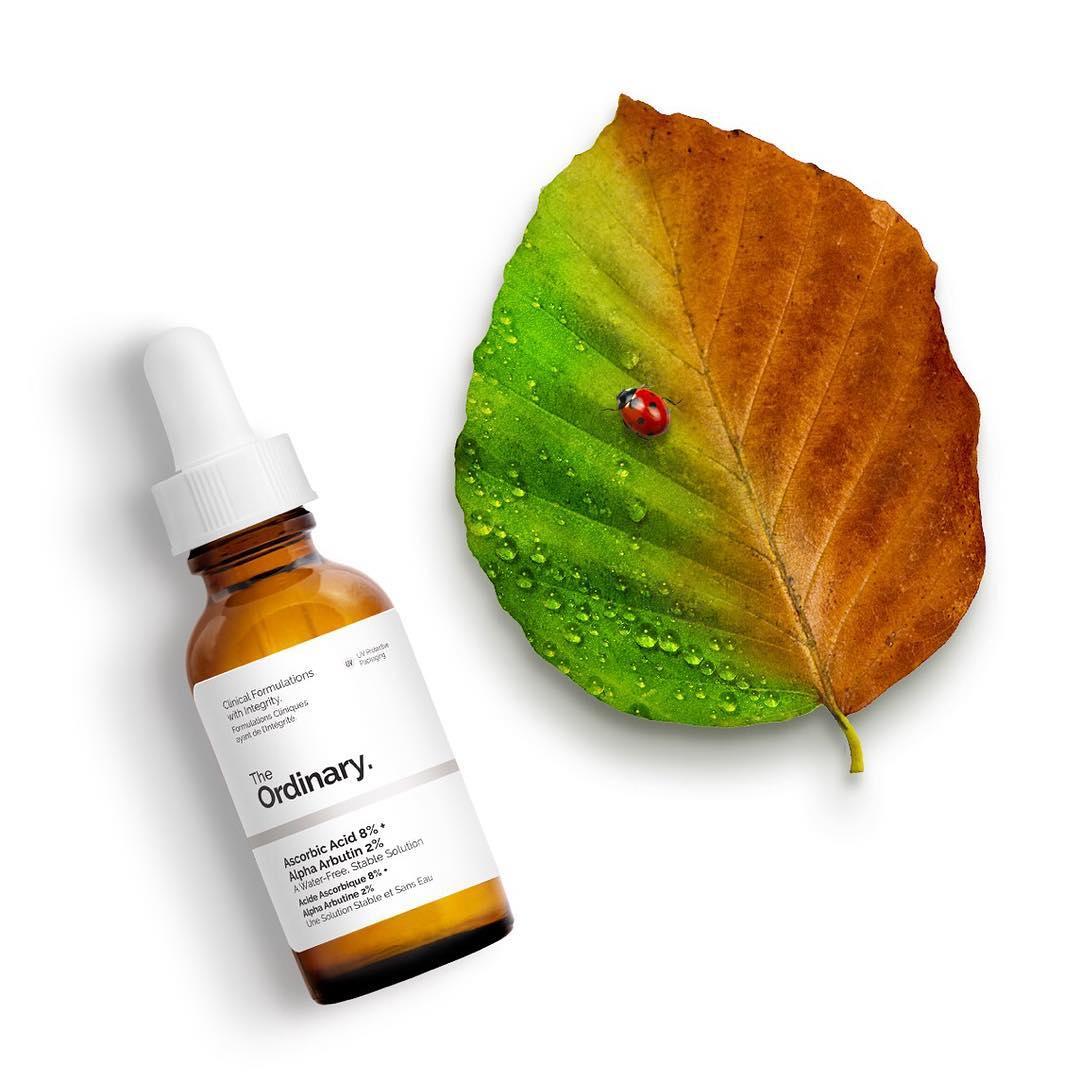 Serum sáng da Vitamin C Ascorbic Acid 8% + Alpha Arbutin 2% The Ordinary 30ml