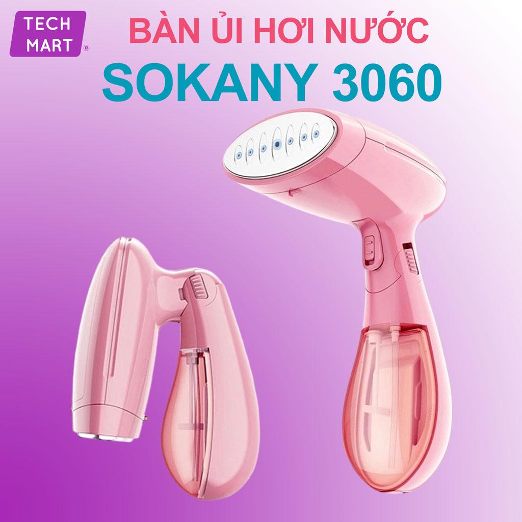 Bàn là hơi nước cầm tay sokany 3060 - Bàn là ủi sấy khô, bàn là hơi nước đứng, bàn là hơi nước loại tố BH 1 ĐỔI 1 bởi tổng kho sỉ