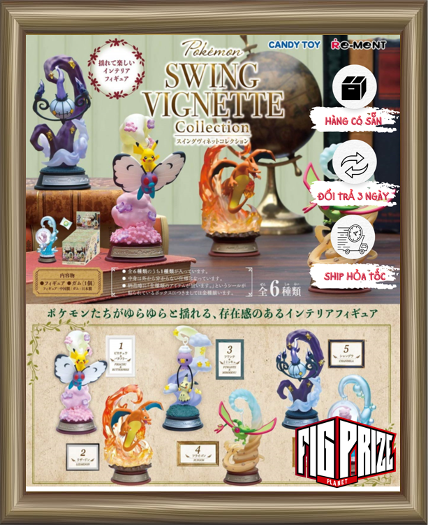 Mô hình Pokemon swing vignette collection 1 - Re-Ment