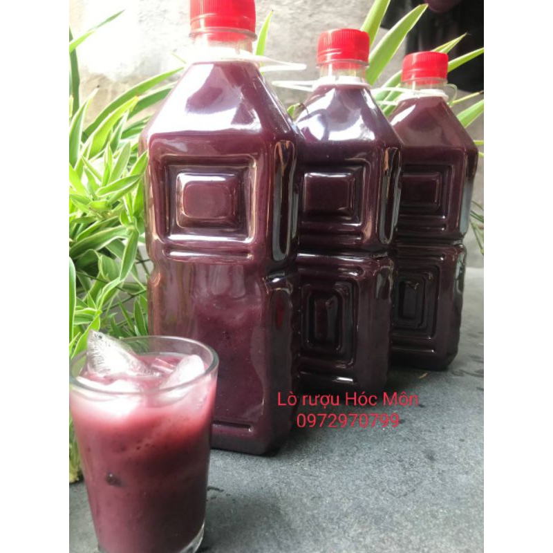 Chai rượu cốt nếp than, nếp cẩm lên men tự nhiên 800ml 4 - 5 độ
