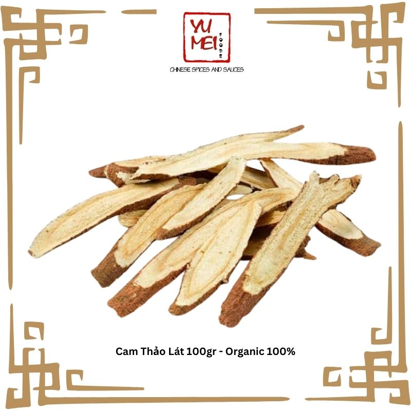 Cam thảo lát 100gr organic 100%