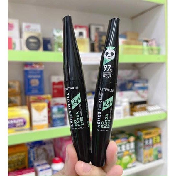 MASCARA LÀM DÀY MI CATRICE LASHES TO KILL NO PANDA EYES WATERPROOF