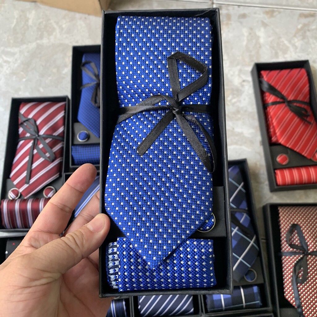 Bộ cà vạt nam 8cm