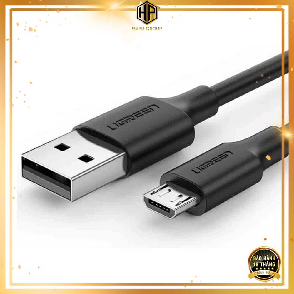 Cáp sạc usb 2.0 to micro usb ugreen 60134 - 60135 - 60137 - 60138 chính hãng - hapugroup