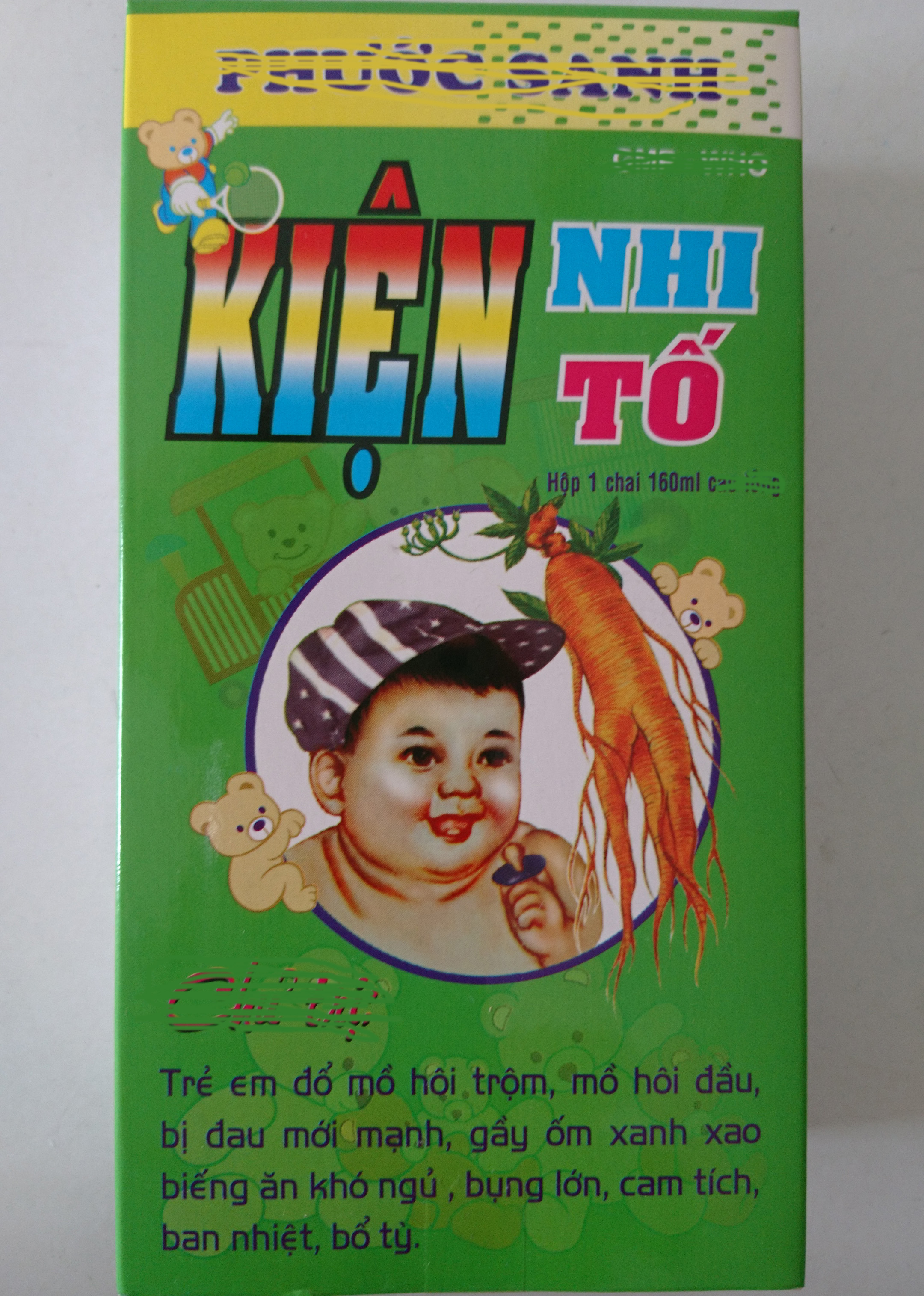 Kiện nhi tố 160ml- ăn ngon cho bé biếng ăn gầy ốm
