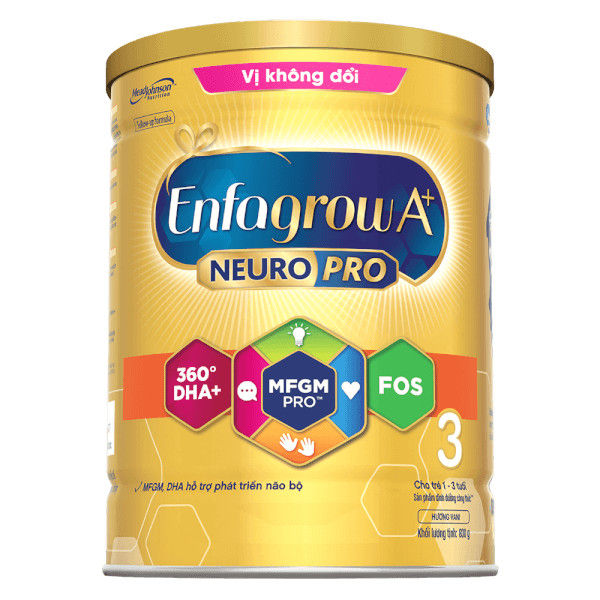 [HCM]Enfagrow A + neuropro 3 830g vị không đổi Date 11/2024