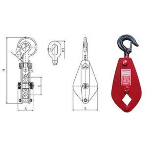 Ròng rọc -móc tời 500kg
