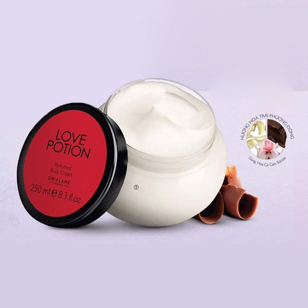 Kem dưỡng thể Oriflame Love Potion Perfumed Body Cream